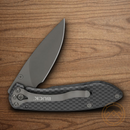 Buck Nobleman Folding Knife 2.63" Stainless Steel Blade Carbon Fiber Handle