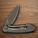 Buck Nobleman Folding Knife 2.63" Stainless Steel Blade Gray Titanium Handle