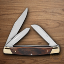 Buck Trio pocket Knife 440C Steel Blades Wood Handle
