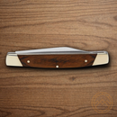 Buck Solo Folding Knife 420C Steel Blade Wood Handle