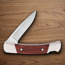 Buck Squire Folding Knife 420HC Steel Blade Dymalux Rosewood Handle