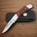 Buck Squire Folding Knife 420HC Steel Blade Dymalux Rosewood Handle
