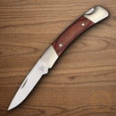 Buck Squire Folding Knife 420HC Steel Blade Dymalux Rosewood Handle
