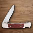 Buck Prince Folding Knife 420HC Steel Blade Dymalux Rosewood Handle