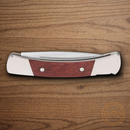 Buck Prince Folding Knife 420HC Steel Blade Dymalux Rosewood Handle