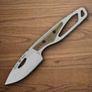 Buck 630 Paklite 2.0 Fixed Knife 2.75" S35VN Steel Blade Green Micarta Handle