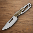 Buck 631 PakLite 2.0 Fixed Knife 4" S35VN Steel Blade Green Micarta Handle
