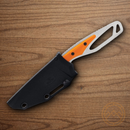 Buck 631 PakLite 2.0 Fixed Knife 4" 420HC Steel Blade Orange Nylon Handle