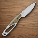 Buck 635 Paklite 2.0 Fixed Knife 2.75" S35VN Steel Blade Green Micarta Handle