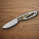 Buck 635 Paklite 2.0 Fixed Knife 2.75" S35VN Steel Blade Green Micarta Handle