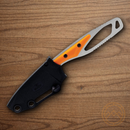 Buck 636 Paklite 2.0 Fixed Knife 2.75" 420HC Steel Blade Orange Nylon Handle