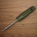 Buck Pursuit Large Fixed Knife 4.5" 420HC Steel Blade Black/Green Nylon/Versaflex Handle