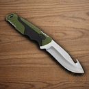 Buck Pursuit Large Fixed Knife 4.5" 420HC Steel Blade Black/Green Nylon/Versaflex Handle
