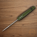 Buck Small Pursuit Fixed Knife 3.75" 420HC Steel Blade Black/Green Nylon/Versaflex Handle