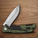 Buck Large Pursuit Folding Knife 3.63" 420HC Steel Blade Black/Green Nylon/Versaflex Handle