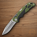 Buck Small Pursuit Folding Knife 3" 420HC Steel Blade Black/Green Nylon/Versaflex Handle