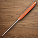 Buck Alpha Guide Select Elite Fixed Knife 4.38" 420HC Steel Blade Orange/Black Nylon/Versaflex Handle