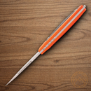 Buck Alpha Hunter Select Fixed Knife 3.63" 420HC Steel Blade Orange/Black Nylon/Versaflex Handle