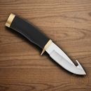 Buck Zipper Fixed Knife 4.13" 420HC Steel Blade Black Rubber Handle