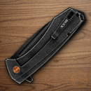 Buck Ruckus Folding Knife 3.5" D2 Tool Steel Blade Black Aluminum/Stainless Handle