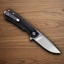 Buck Stinger Folding Knife 3" D2 Tool Steel Blade Black Aluminum/Carbon Fiber Handle