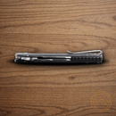 Buck Stinger Folding Knife 3" D2 Tool Steel Blade Black Aluminum/Carbon Fiber Handle