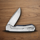 Buck Stinger Folding Knife 3" D2 Tool Steel Blade Blue Aluminum/Carbon Fiber Handle