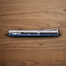 Buck Stinger Folding Knife 3" D2 Tool Steel Blade Blue Aluminum/Carbon Fiber Handle