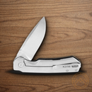 Buck Stinger Folding Knife 3" D2 Tool Steel Blade Green Aluminum/Carbon Fiber Handle