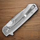 Buck Stinger Folding Knife 3" D2 Tool Steel Blade Green Aluminum/Carbon Fiber Handle