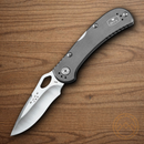 Buck SpitFire Folding Knife 3.25" 420HC Steel Blade Gray Aluminum Handle