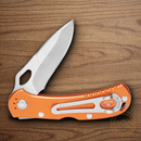 Buck SpitFire Folding Knife 3.25" 420HC Steel Blade Orange Aluminum Handle