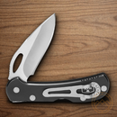Buck Mini SpitFire Folding Knife 2.75" 420HC Steel Blade Black Aluminum Handle