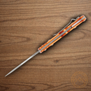 Buck Mini SpitFire Folding Knife 2.75" 420HC Steel Blade Orange Aluminum Handle