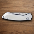 Buck Mini Sovereign Folding Knife 2.63" Stainless Steel Blade Stainless Handle