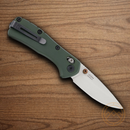 Buck Mini Range Elite Folding Knife 2.63" MagnaCut Steel Blade Green Aluminum Handle