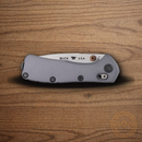 Buck Mini Range Elite Folding Knife 2.63" MagnaCut Steel Blade Gray Aluminum Handle