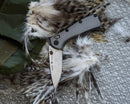 Buck Mini Range Elite Folding Knife 2.63" MagnaCut Steel Blade Gray Aluminum Handle