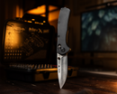 Buck Range Elite Folding Knife 3.38" MagnaCut Steel Blade Black Aluminum Handle