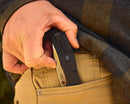 Buck Range Elite Folding Knife 3.38" MagnaCut Steel Blade Black Aluminum Handle