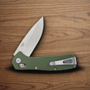 Buck Range Pro Folding Knife 3.38" 154CM Steel Blade Green GFN Handle