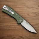 Buck Range Pro Folding Knife 3.38" 154CM Steel Blade Green GFN Handle