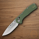 Buck Range Pro Folding Knife 3.38" 154CM Steel Blade Green GFN Handle