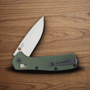 Buck Range Elite Folding Knife 3.38" MagnaCut Steel Blade Green Aluminum Handle