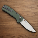 Buck Range Elite Folding Knife 3.38" MagnaCut Steel Blade Green Aluminum Handle
