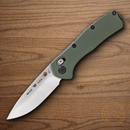 Buck Range Elite Folding Knife 3.38" MagnaCut Steel Blade Green Aluminum Handle