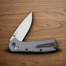 Buck Range Elite Folding Knife 3.38" MagnaCut Steel Blade Gray Aluminum Handle
