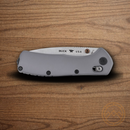 Buck Range Elite Folding Knife 3.38" MagnaCut Steel Blade Gray Aluminum Handle