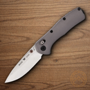 Buck Range Elite Folding Knife 3.38" MagnaCut Steel Blade Gray Aluminum Handle