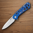 Buck Mini Trace Ops Folding Knife 2.38" 7Cr17MoV Steel Blade Blue Aluminum Handle